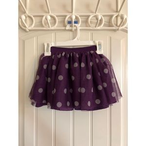 🌈 Girls polka dot skirt.